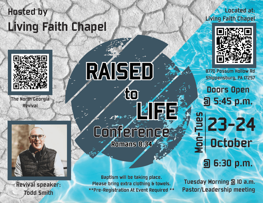 Raised to Life Conference 